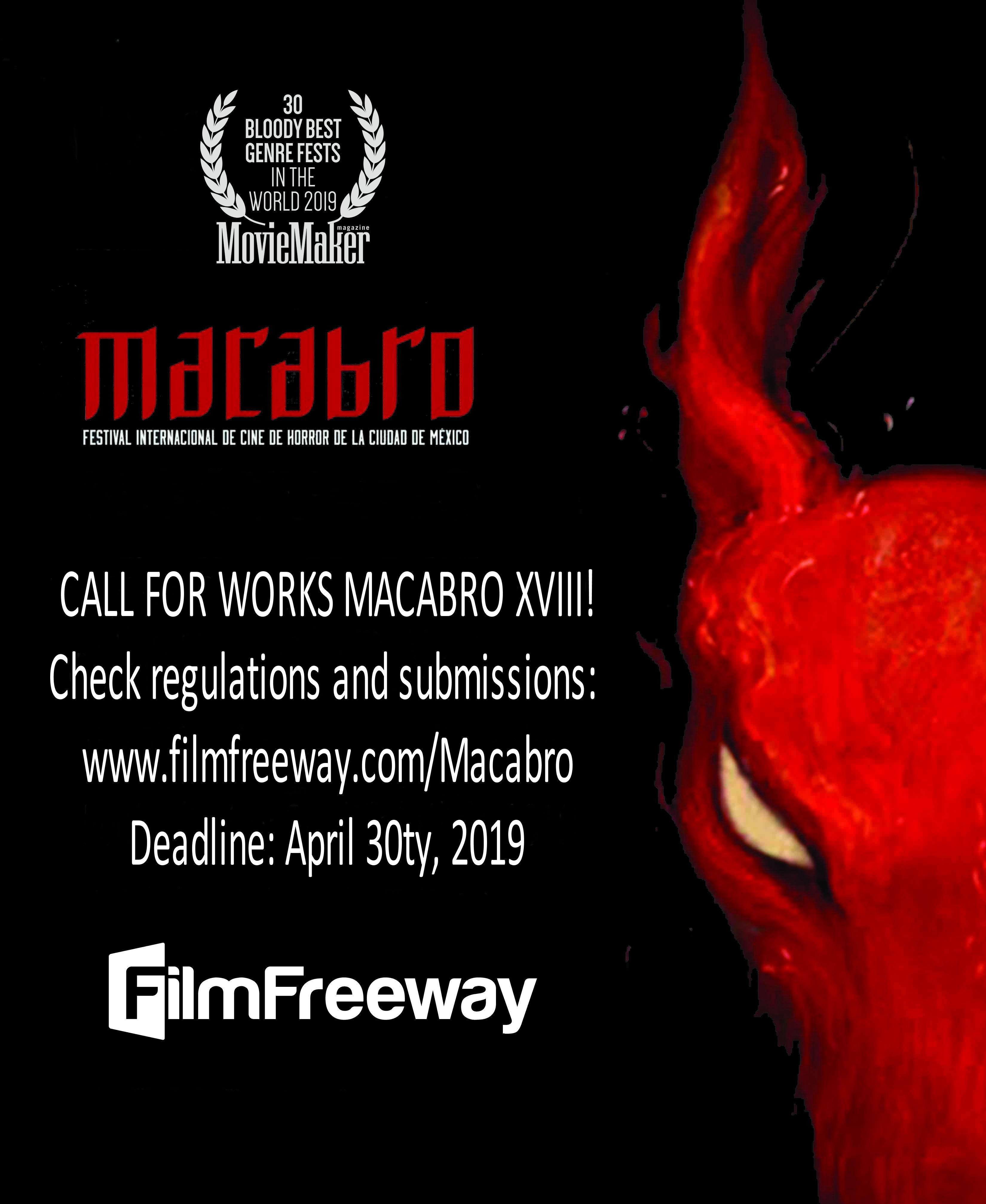 Macabro 2019 submissions open!