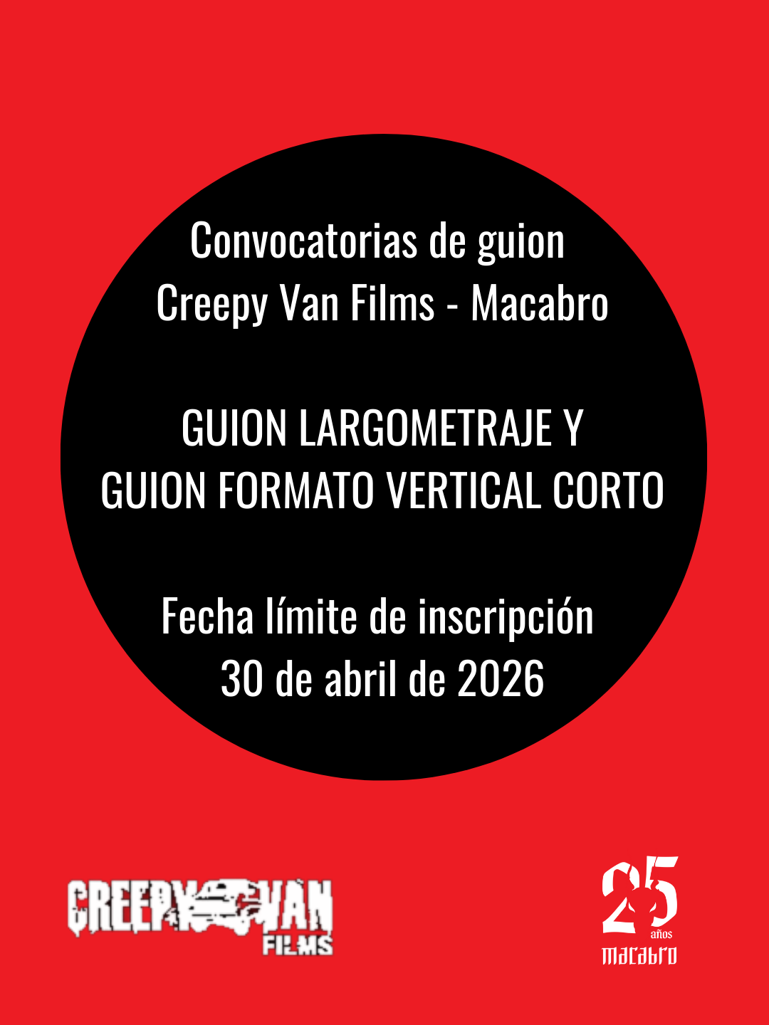 Se abren convocatorias Creepy Van Films – Macabro
